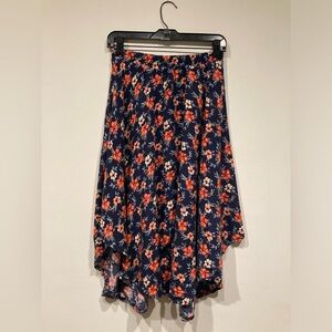 Hollister Floral Midi Skirt